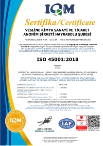 Sistem Sertifikası ISO 45001