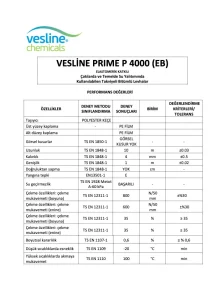 VESLİNE PRIME P 4000 (-20)