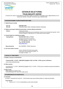 TRUELİNE APP SERİSİ