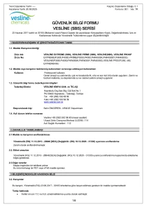 VESLİNE SBS SERİSİ